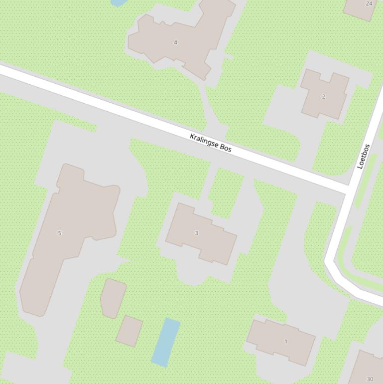 Kaart van  Kralingse Bos.