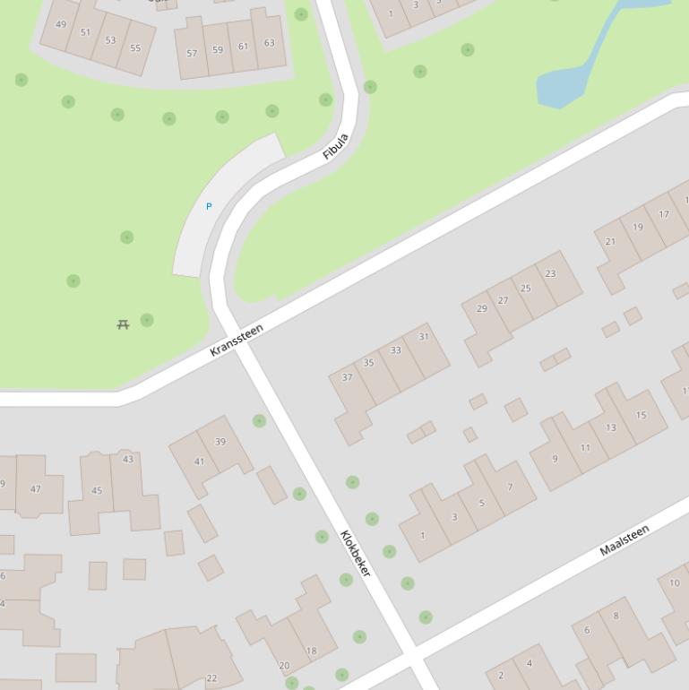 Kaart van  Kranssteen.