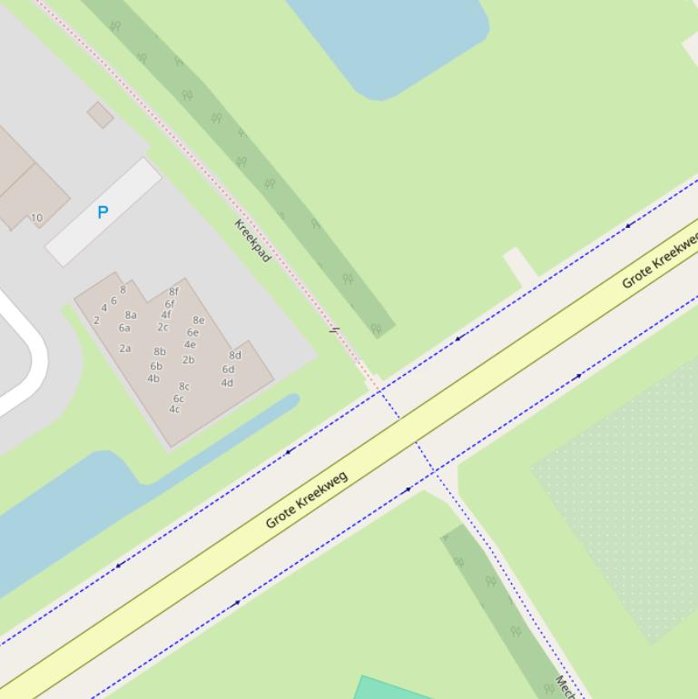 Kaart van het Kreekpad.