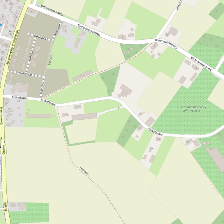 Kaart van  Krekelkamp.