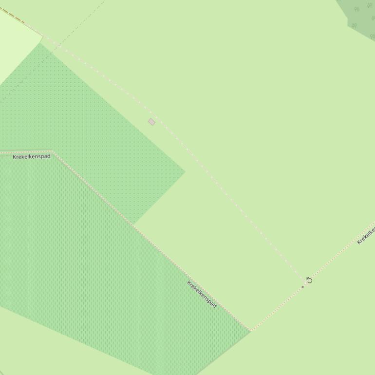 Kaart van het Krekelkenspad.
