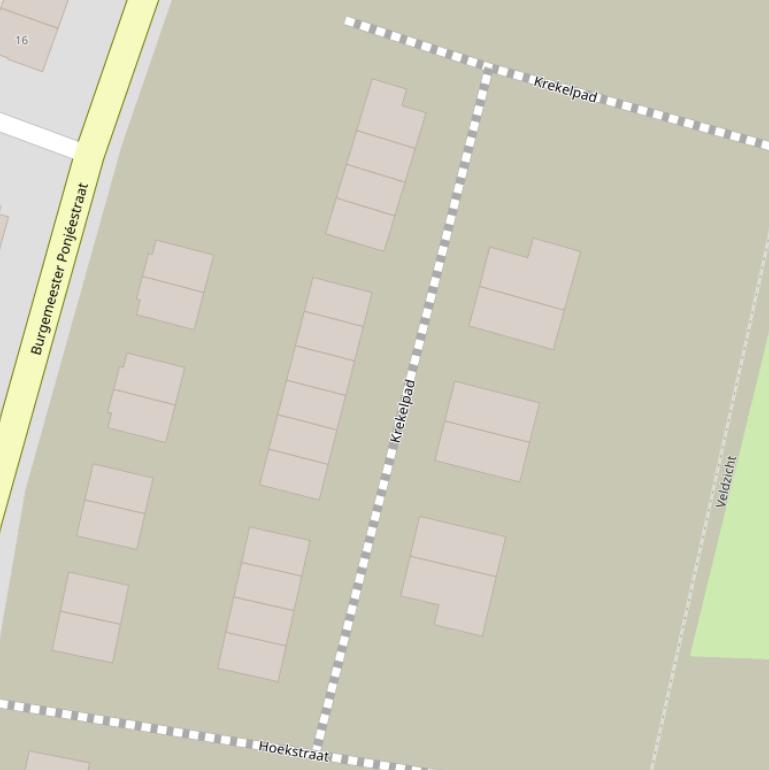 Kaart van het Krekelpad.