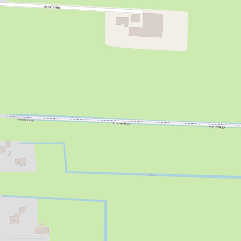 Kaart van  Kremersdijkje.