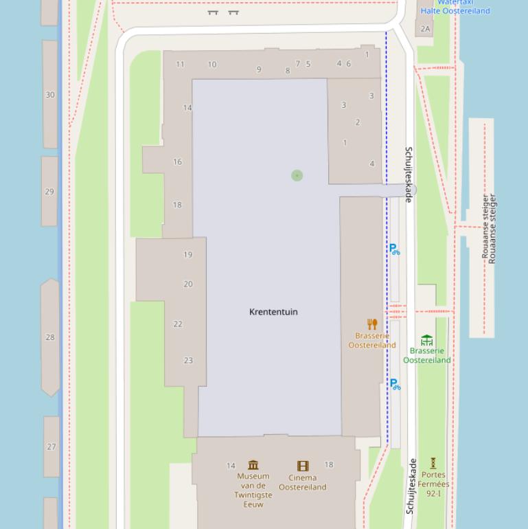 Kaart van  Krententuin.