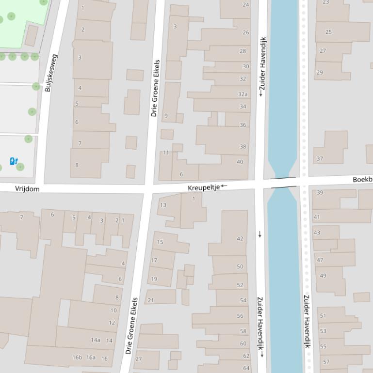 Kaart van  Kreupeltje.