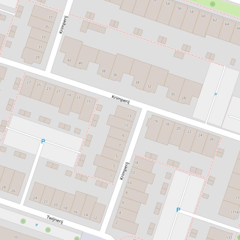 Kaart van  Krimperij.