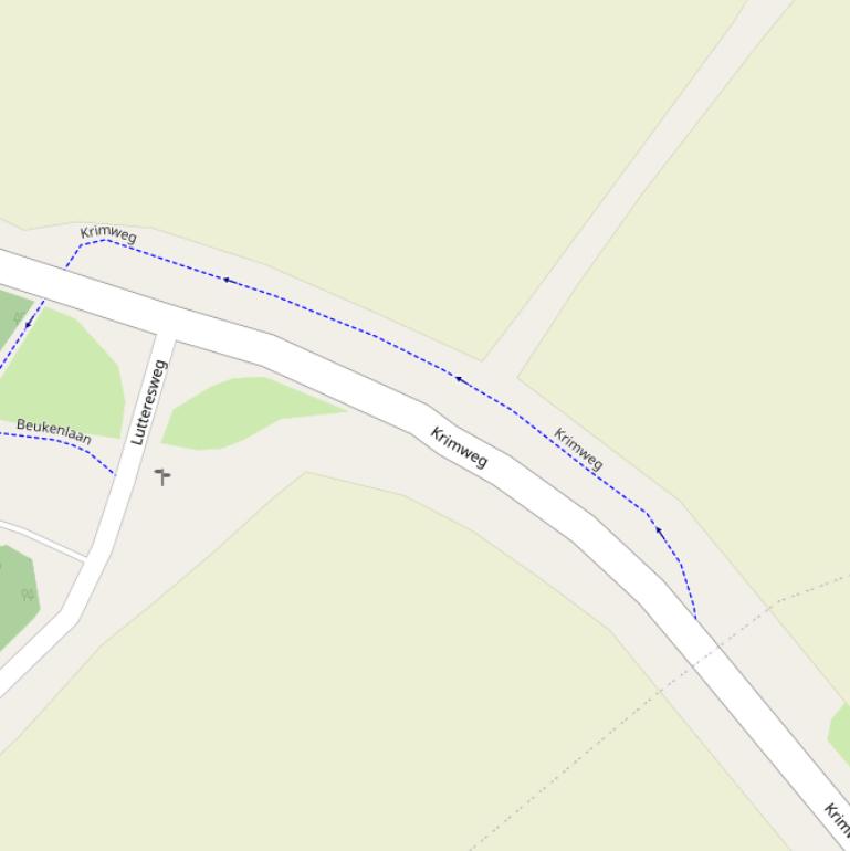 Kaart van de Krimweg.