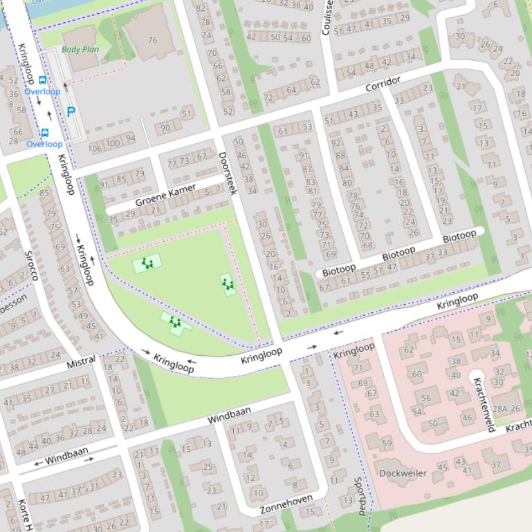 Kaart van  Kringloop.