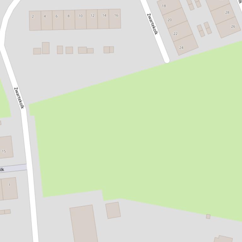 Kaart van  Krommekolk.