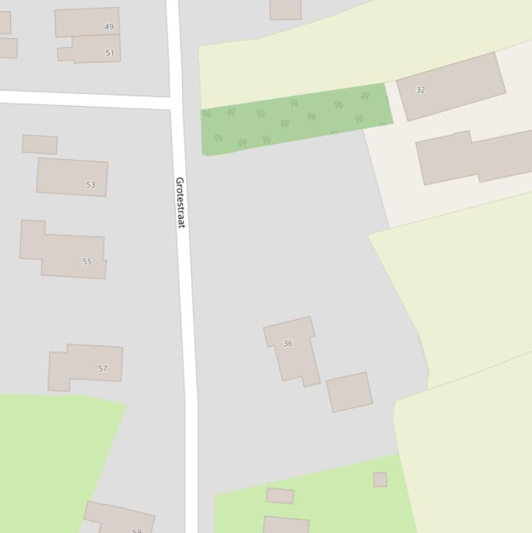 Kaart van  Kromstuk.