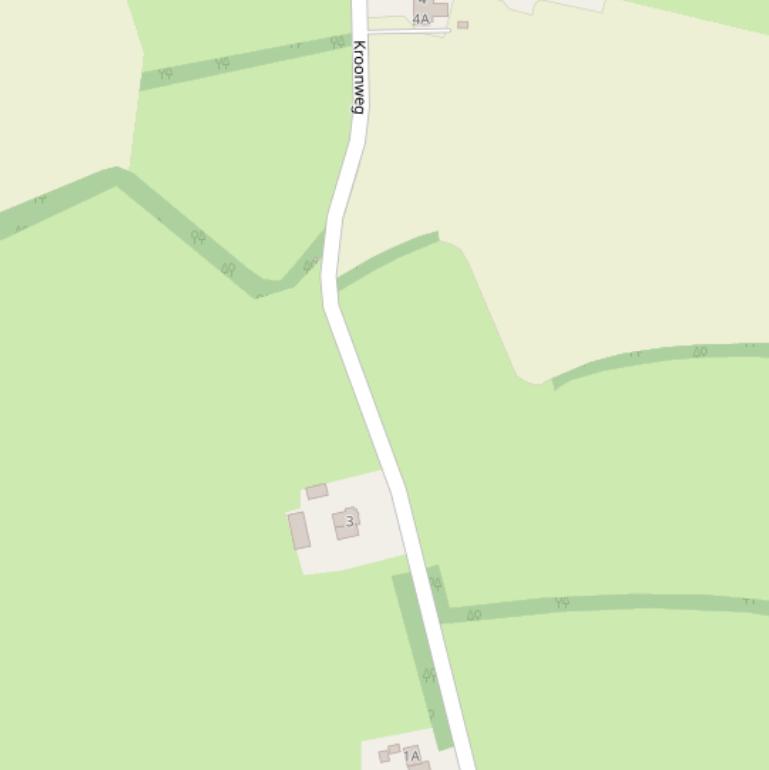 Kaart van de Kroonweg.