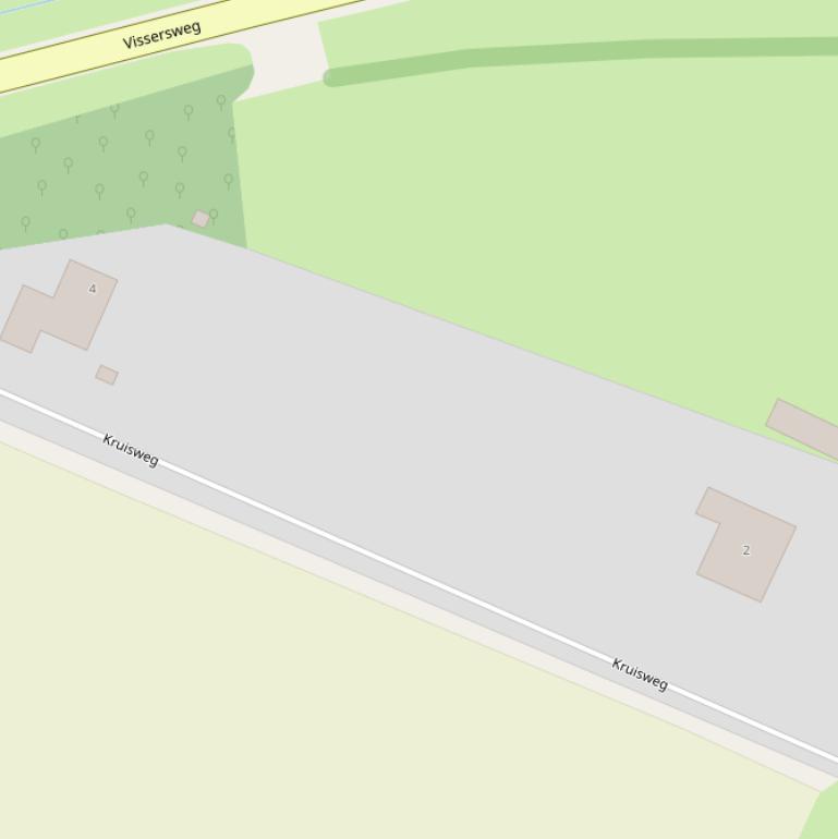 Kaart van de Kruisweg.