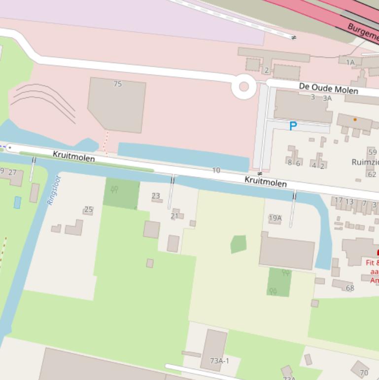 Kaart van  Kruitmolen.