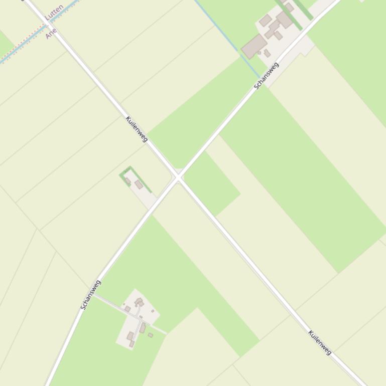 Kaart van de Kuilenweg.