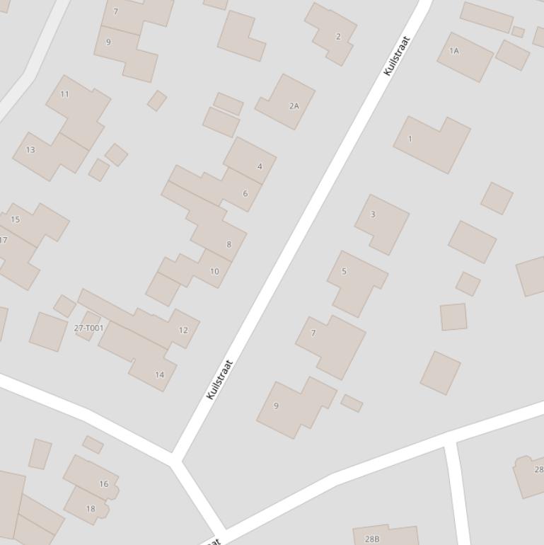 Kaart van de Kuilstraat.