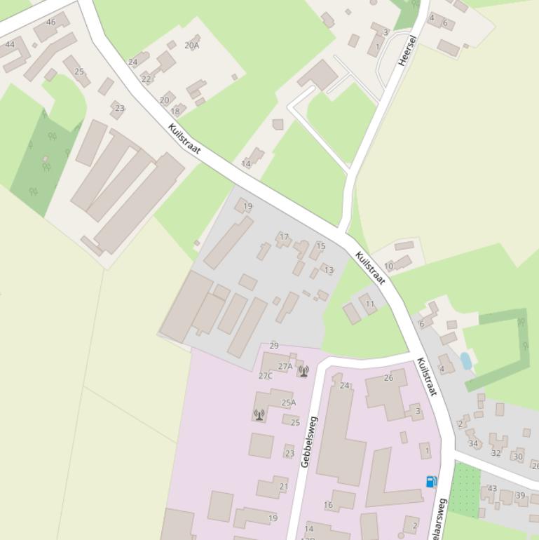 Kaart van de Kuilstraat.
