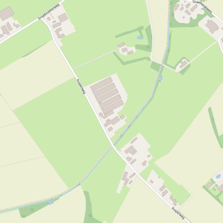 Kaart van de Kuiperweg.