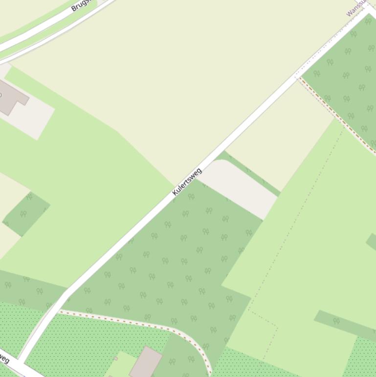 Kaart van de Kulertsweg.