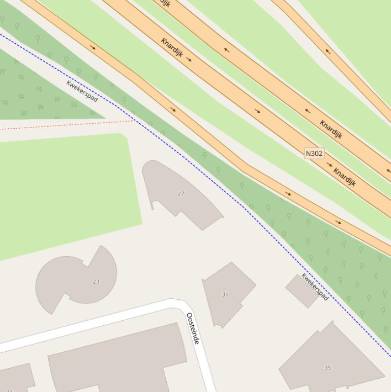 Kaart van het Kwekerspad.