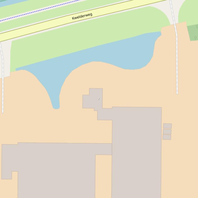 Kaart van de Kwelderweg.