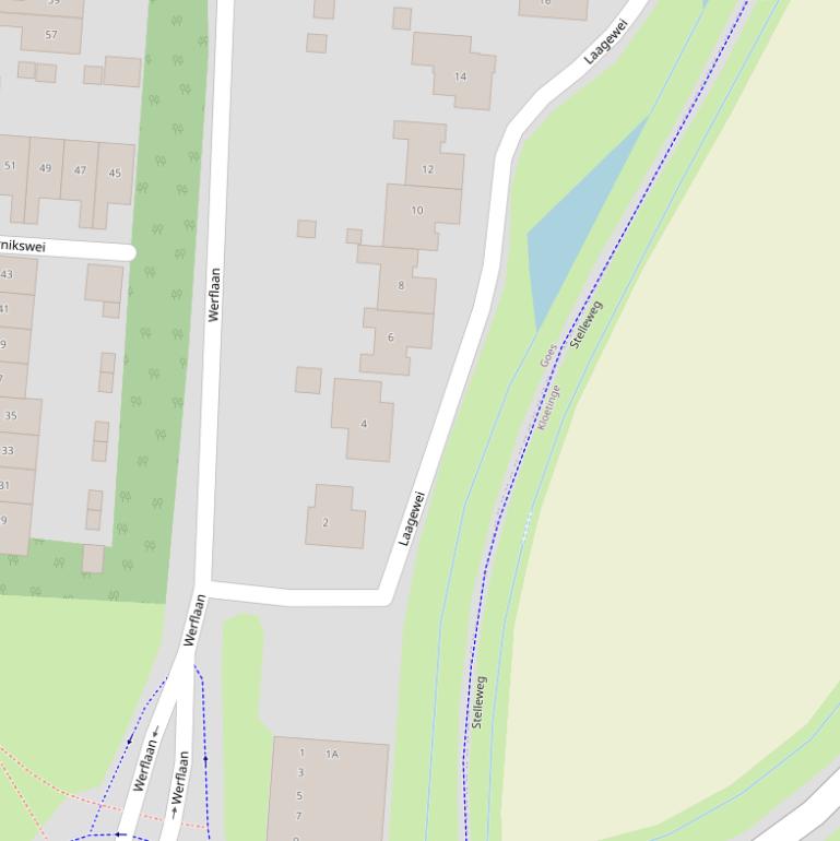 Kaart van  Laagewei.