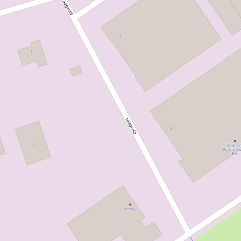 Kaart van het Laagveld.