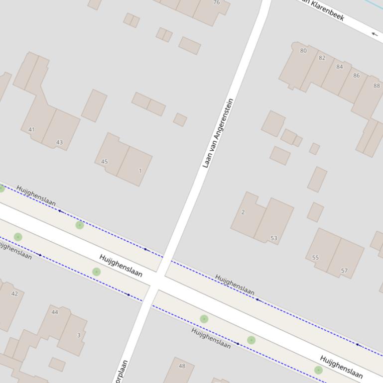 Kaart van  Laan van Angerenstein.