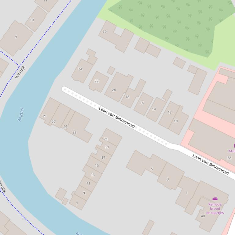 Kaart van  Laan van Binnenrust.