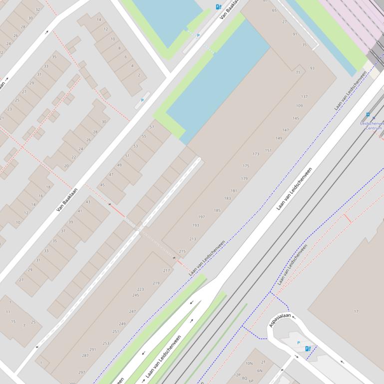 Kaart van  Laan van Leidschenveen.