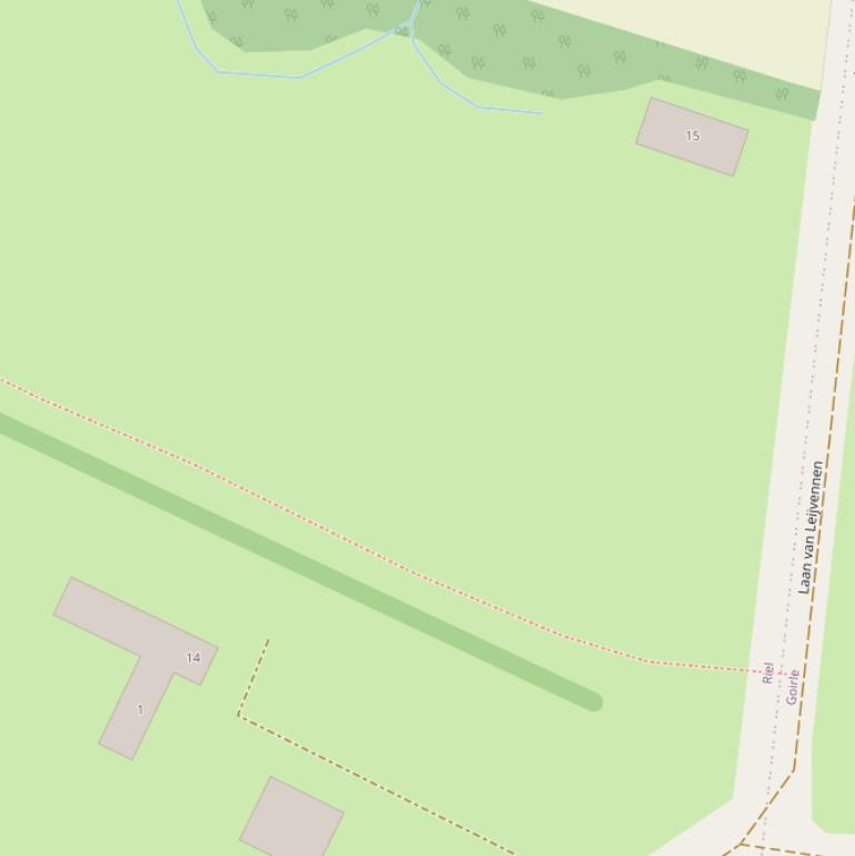 Kaart van  Laan van Leijvennen.