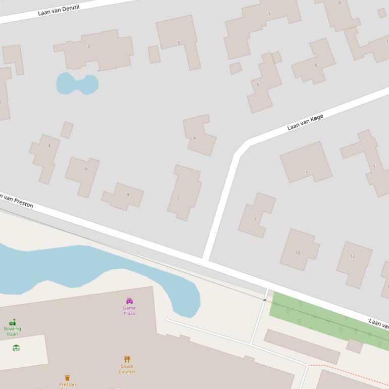 Kaart van  Laan van Preston.