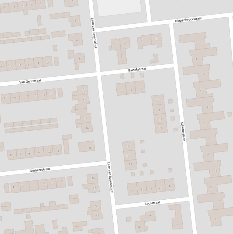 Kaart van  Laan van Ravenschot.