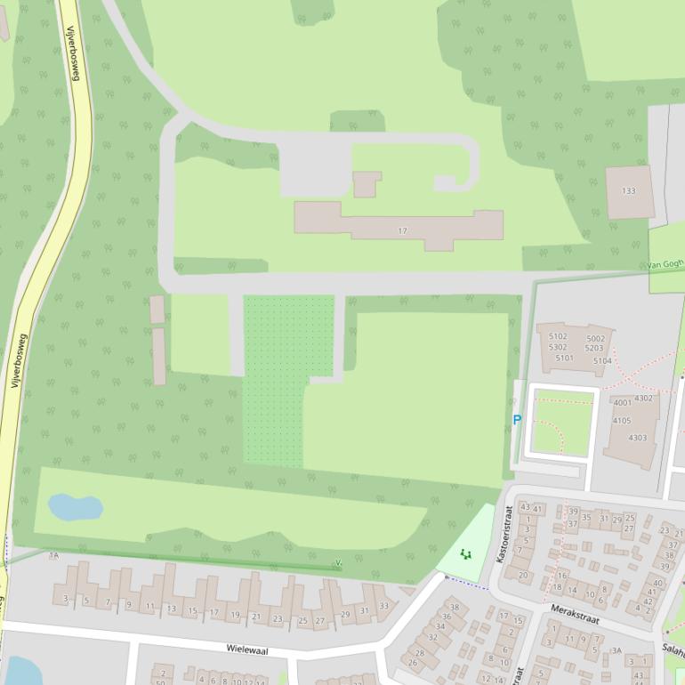 Kaart van  Laan van Zusters van JMJ.