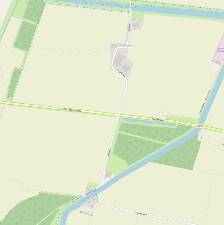 Kaart van  Lalleweer.