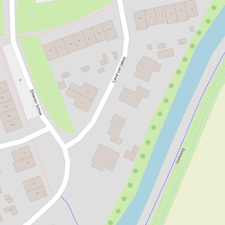 Kaart van  Land van Jakes.