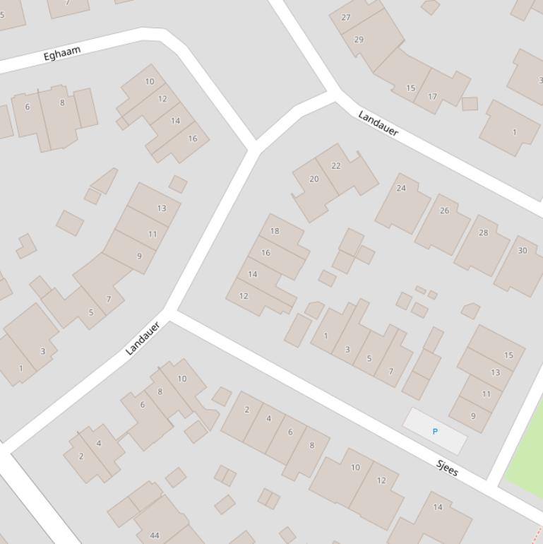Kaart van  Landauer.