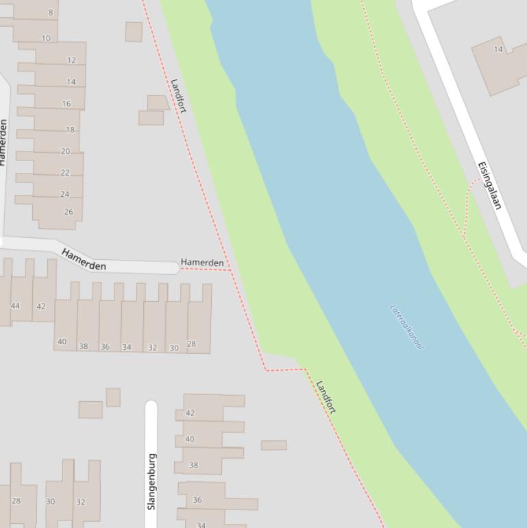 Kaart van  Landfort.