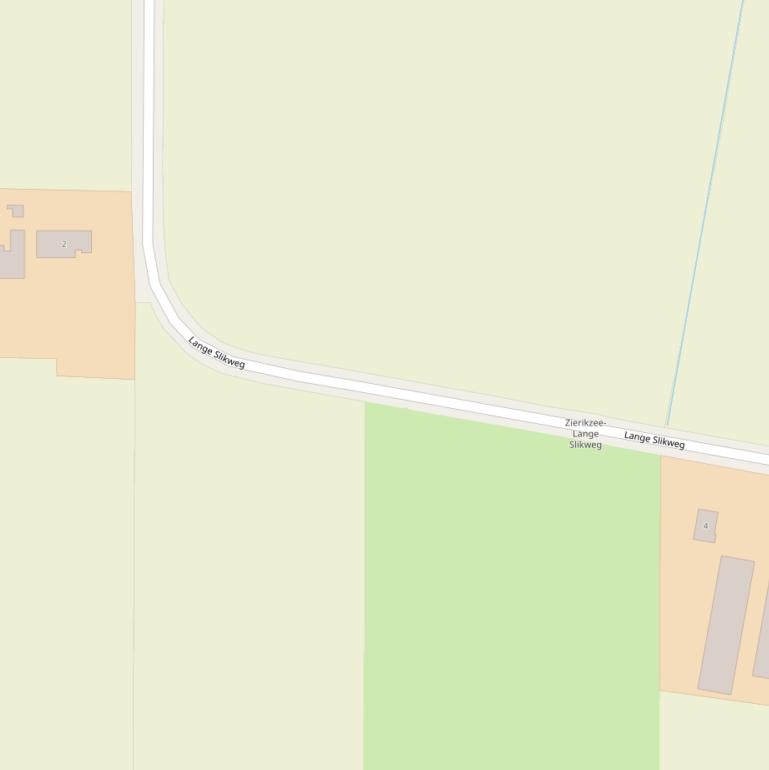 Kaart van de Lange Slikweg.