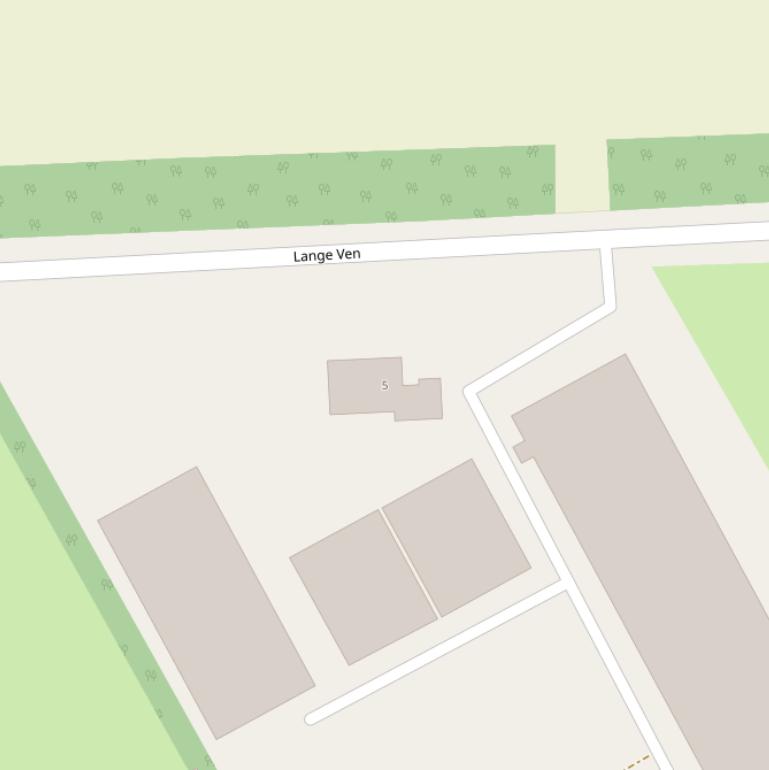 Kaart van  Lange Ven.