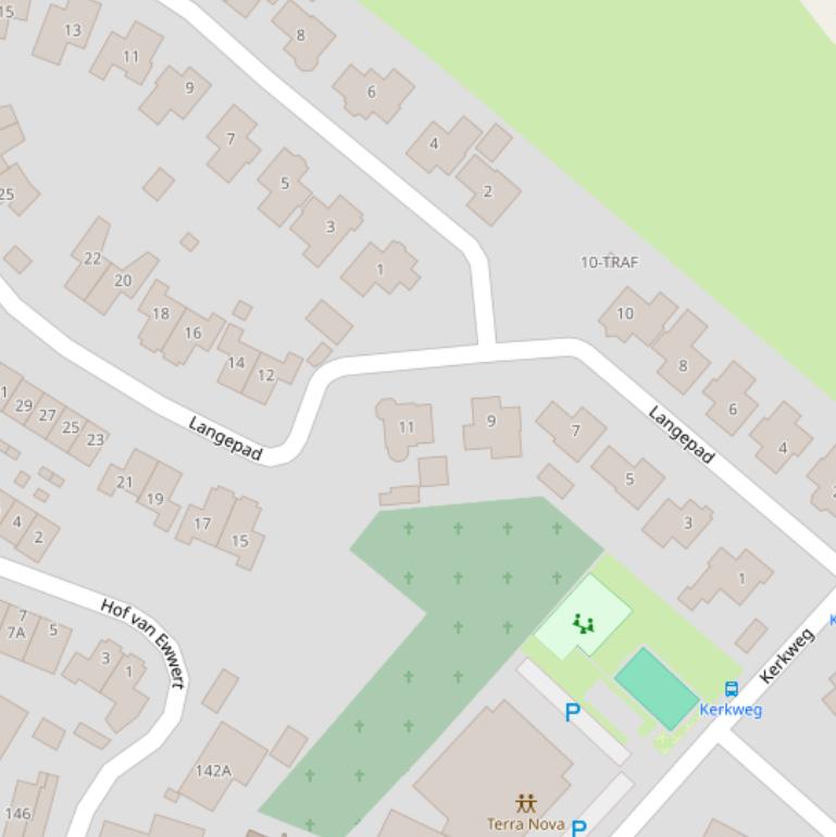 Kaart van het Langepad.