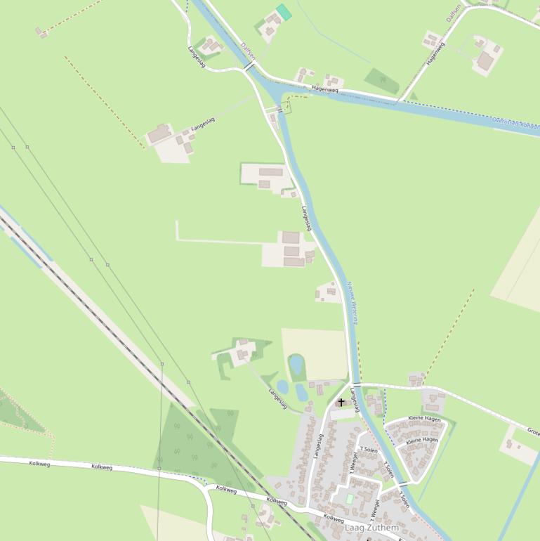 Kaart van  Langeslag.