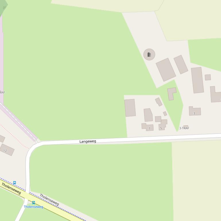 Kaart van de Langeweg.