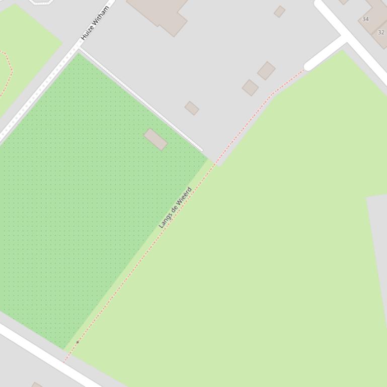 Kaart van  Langs de Wieërd.