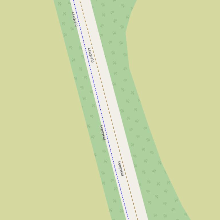 Kaart van het Leegveld.