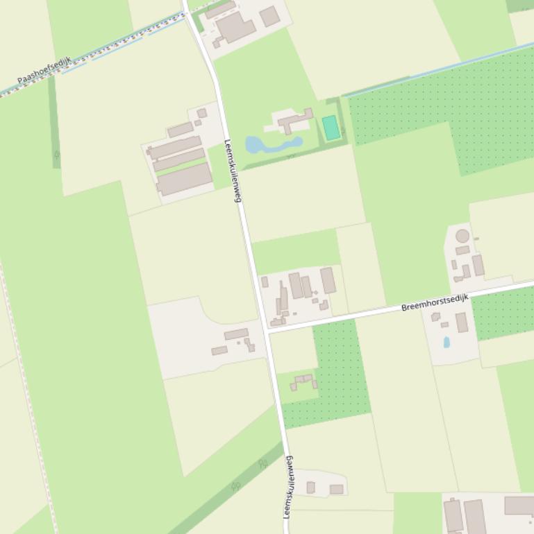 Kaart van de Leemskuilenweg.