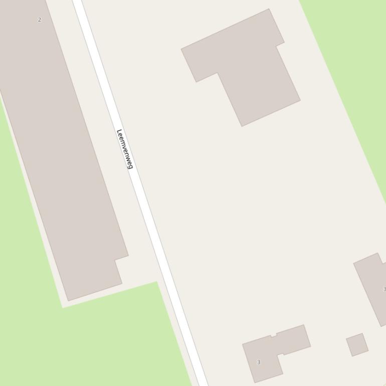 Kaart van de Leemvenweg.