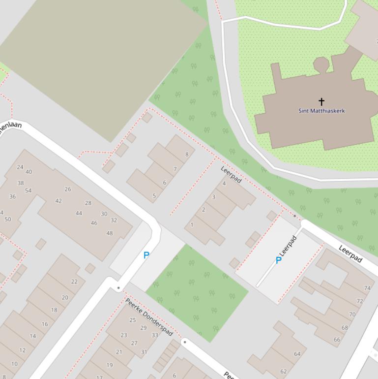 Kaart van het Leerpad.