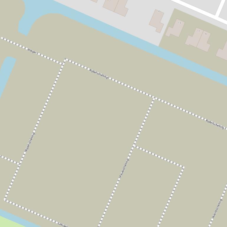 Kaart van  Leeuwenschelling.