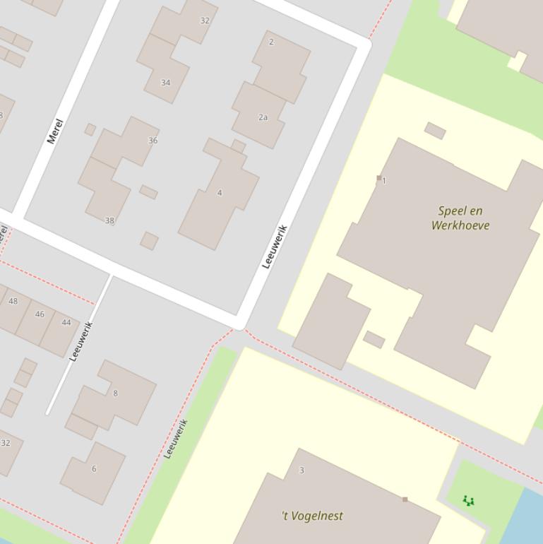 Kaart van  Leeuwerik.