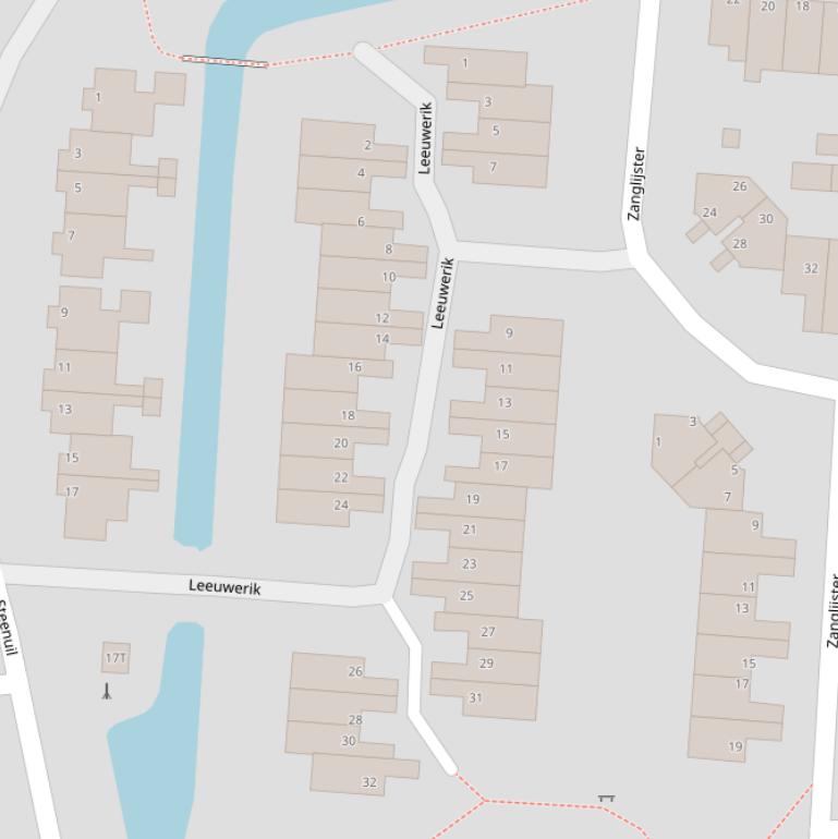 Kaart van  Leeuwerik.